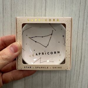 Lucky Feather Capricorn trinket dish